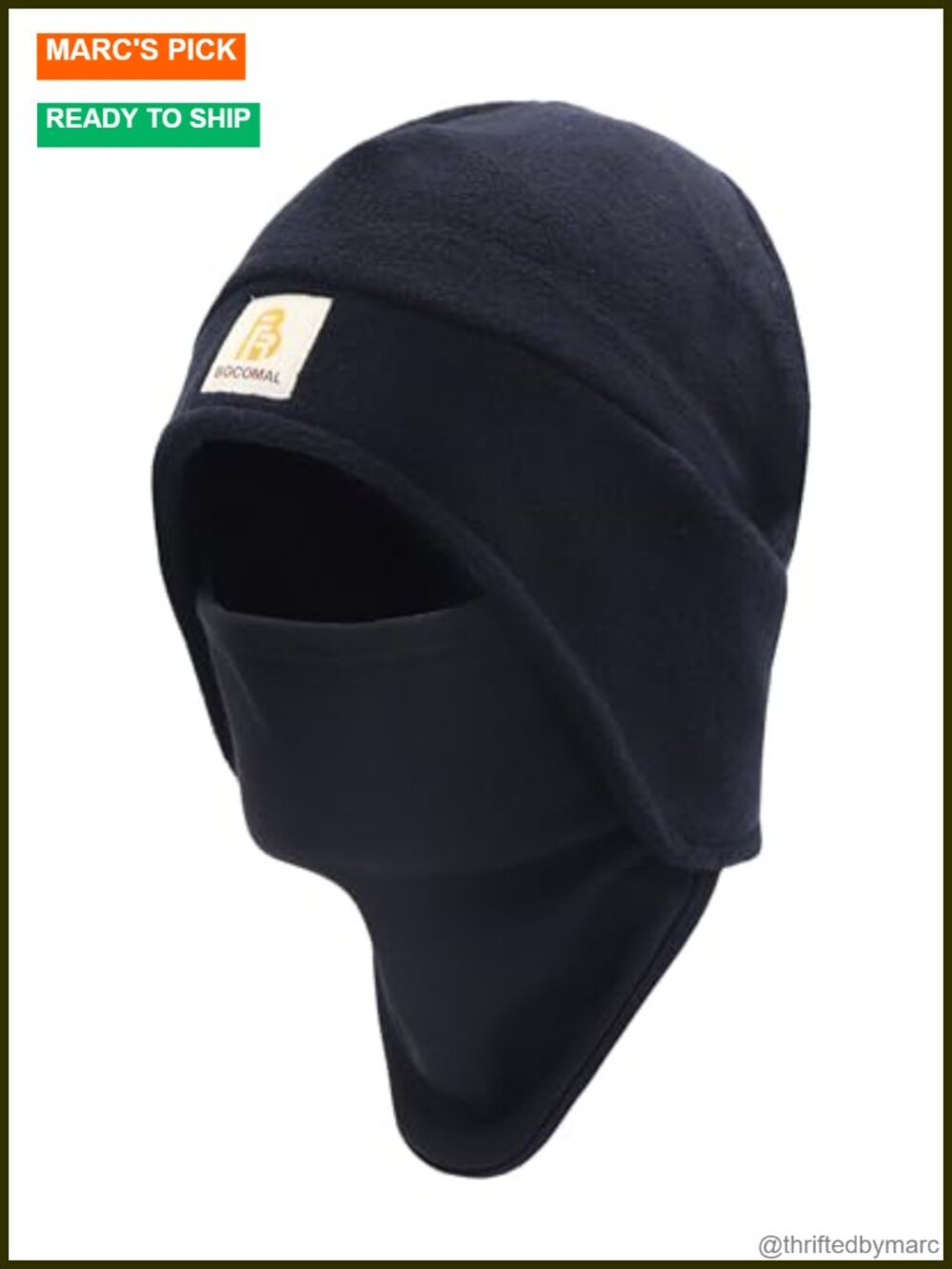 FR Fleece Balaclava Full Head Cover Flame Resistant Winter Face Mask